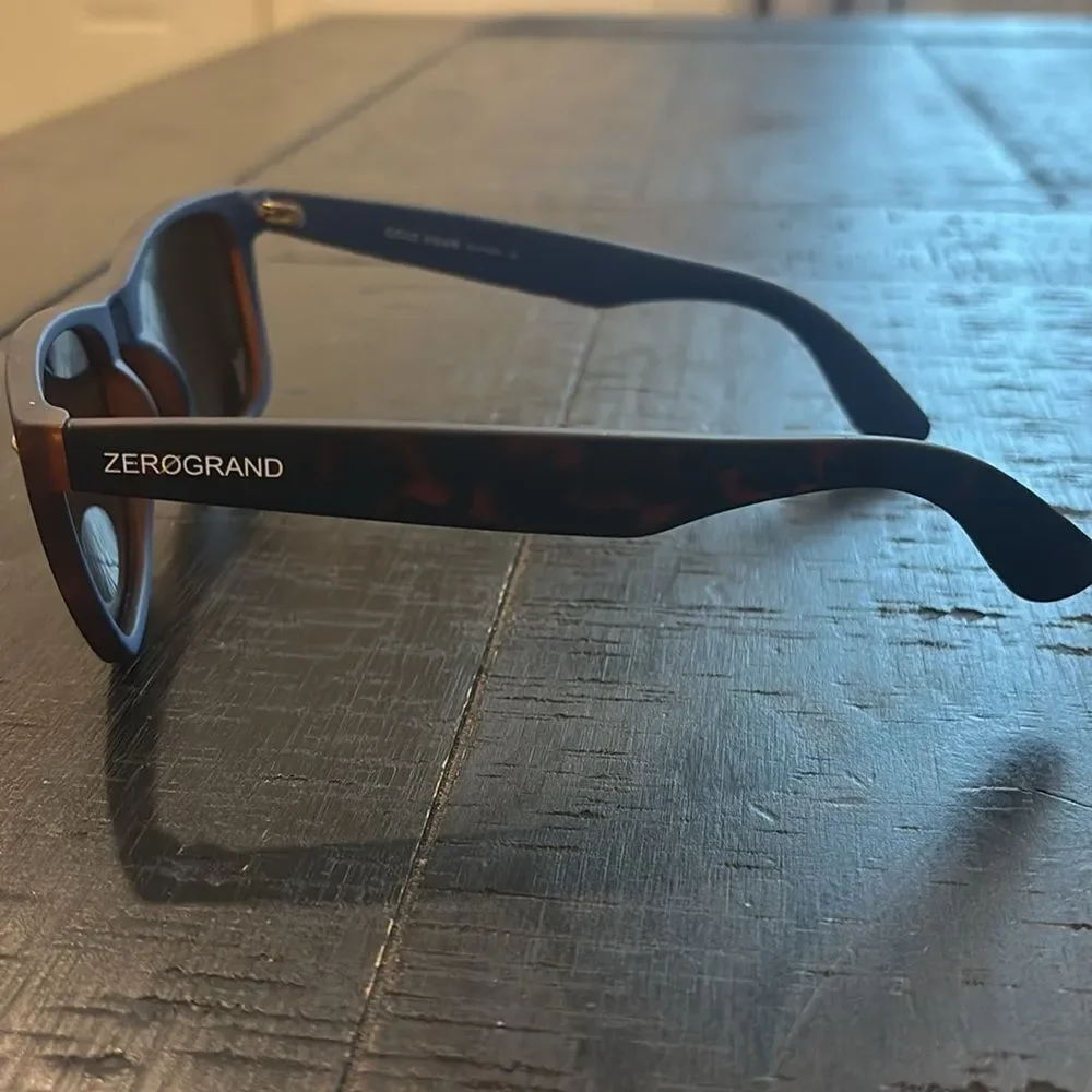 Cole Haan Acetate Zerogrand Blue & Tortoise Sunglasses Regular Wear
